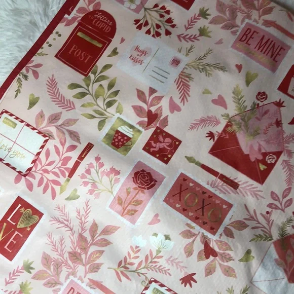 Reusable Shopping Bag Valentine’s Day ❤️ Note Design NWT 🩷 - Picture 5 of 6